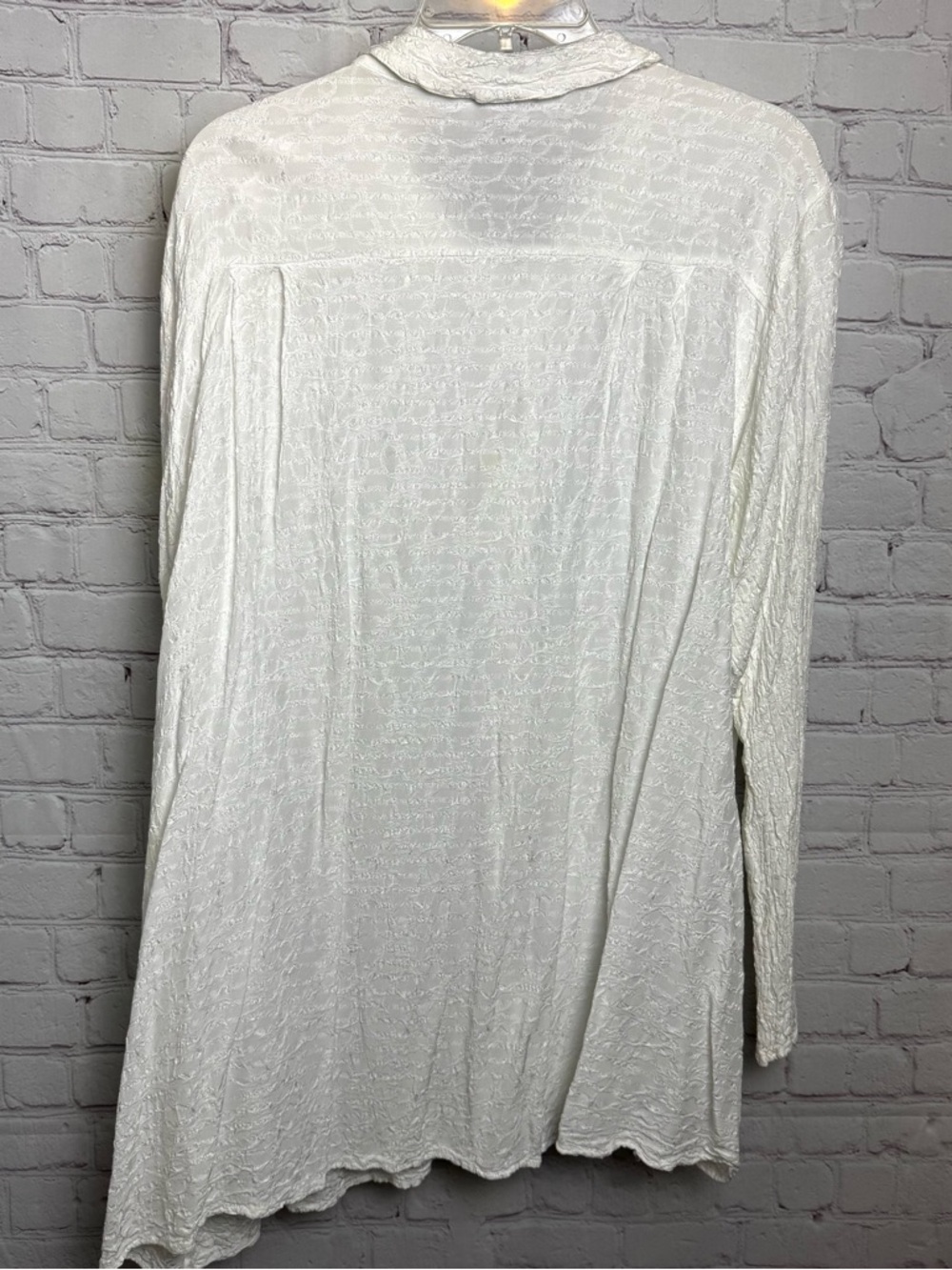 CP Shades minimalist quiet luxury long line rayon top size Large old money - Picture 5 of 6